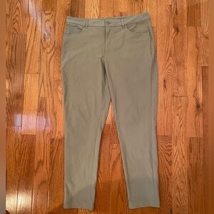 Dark khaki VRST slim fit dress pants 36W 32L new without tags never worn